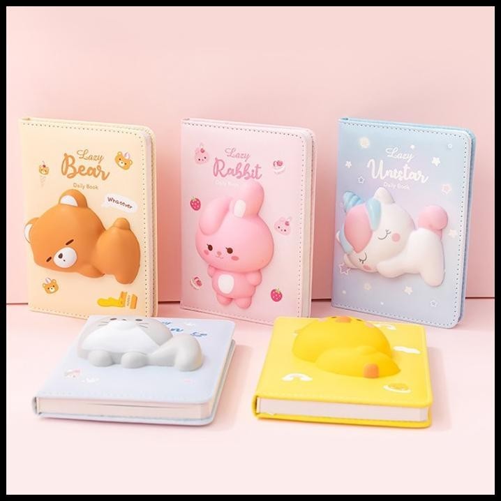 

BEST DEAL TOKKADO FUWA SQUISHY DAILY NOTEBOOK AGENDA BUKU CATATAN ANAK LUCU !!!!!!