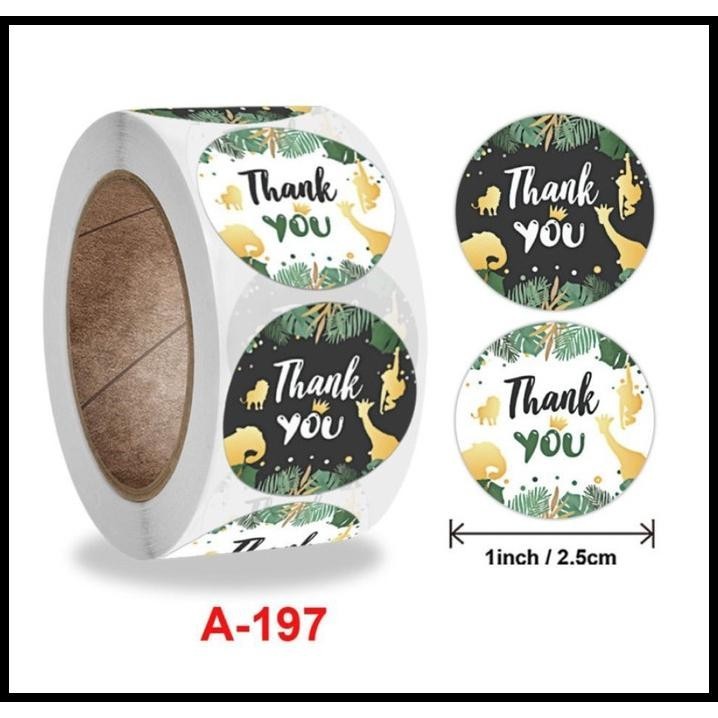 

HOT DEAL STIKER ROLL THANK YOU BAGUS DAN BARU , STIKER LABEL 100 PCS DAN 500 PC !!!