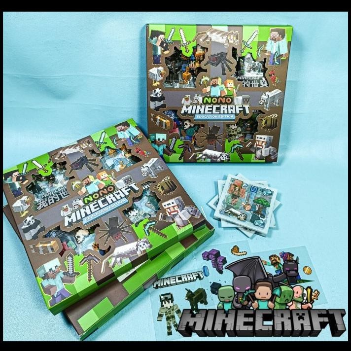 

HOT DEAL STICKER BOX MINECRAFT ROBLOX ISI 100PCS AESTHETIC WATERPROOF STICKER