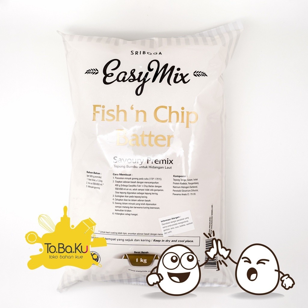 

Tepung Easy Mix Fish N Chips 1kg