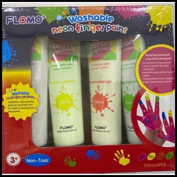 

BEST DEAL FLOMO FINGER PAINTS - WASHABLE PAINT !!!