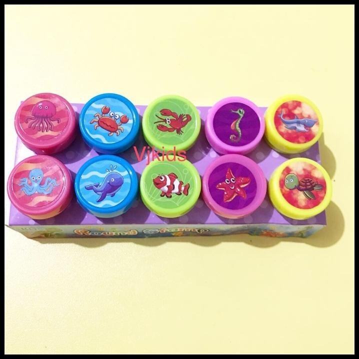

TERBARU STAMP, STEMPEL, CAP ANAK SEA ANIMALS MURAH