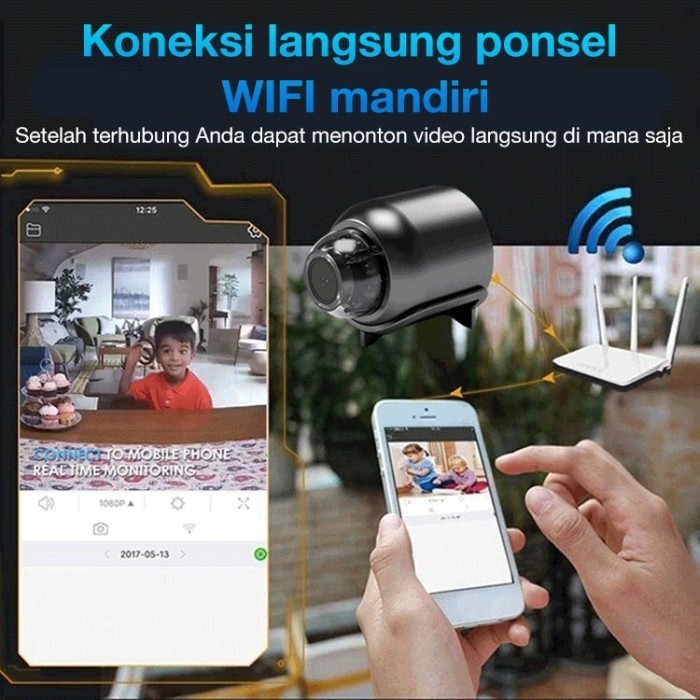 New Kamera Wifi Mini Hd 1080P Camera Cctv Kamera Kecil Camera Mini