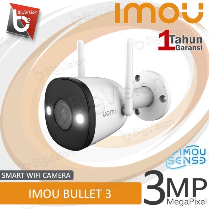 Camera Cctv Wifi Imou Kamera 3Mp Ip Berwarna Outdoor Audio Anthena