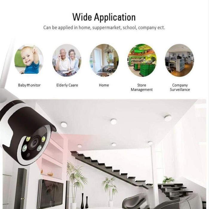 Ip Camera Cctv Wifi Outdoor 1 Antena Portable Wireless Kamera Cctv.