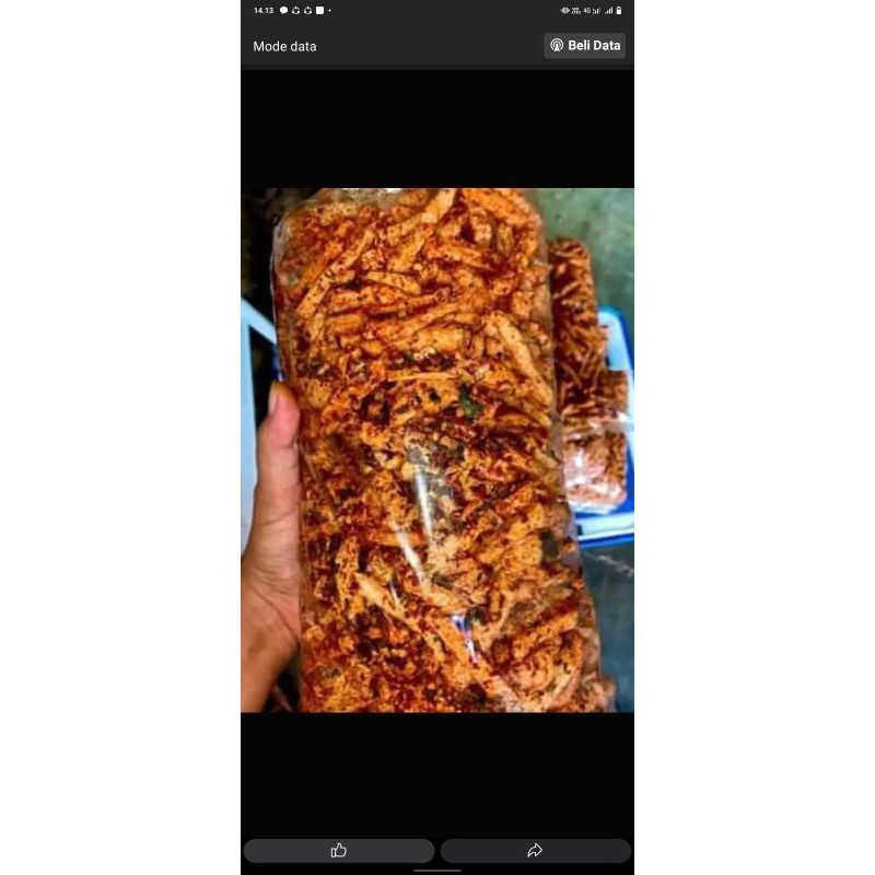 

basreng stik pedas daun jeruk 1 kg