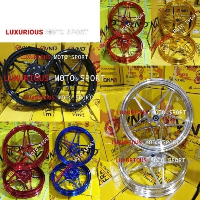 ADF velg vnd vspeed gen2 gear 125 velg vnd v2 bintang freego mio gravis TERLARIS
