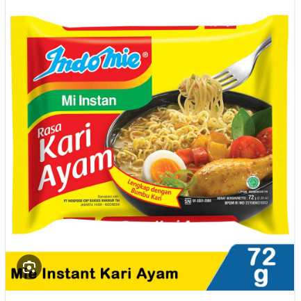 

Mie Indomie Kari Ayam Original