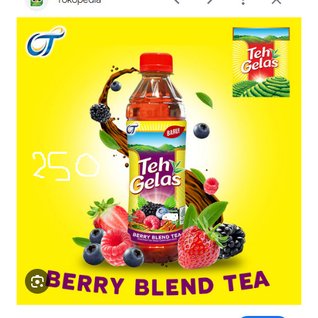 

Teh Gelas Berry Blend Tea Botol Kecil 250ml Original