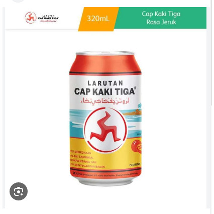 

Larutan Cap Kaki Tiga Markisa Kaleng Orignal