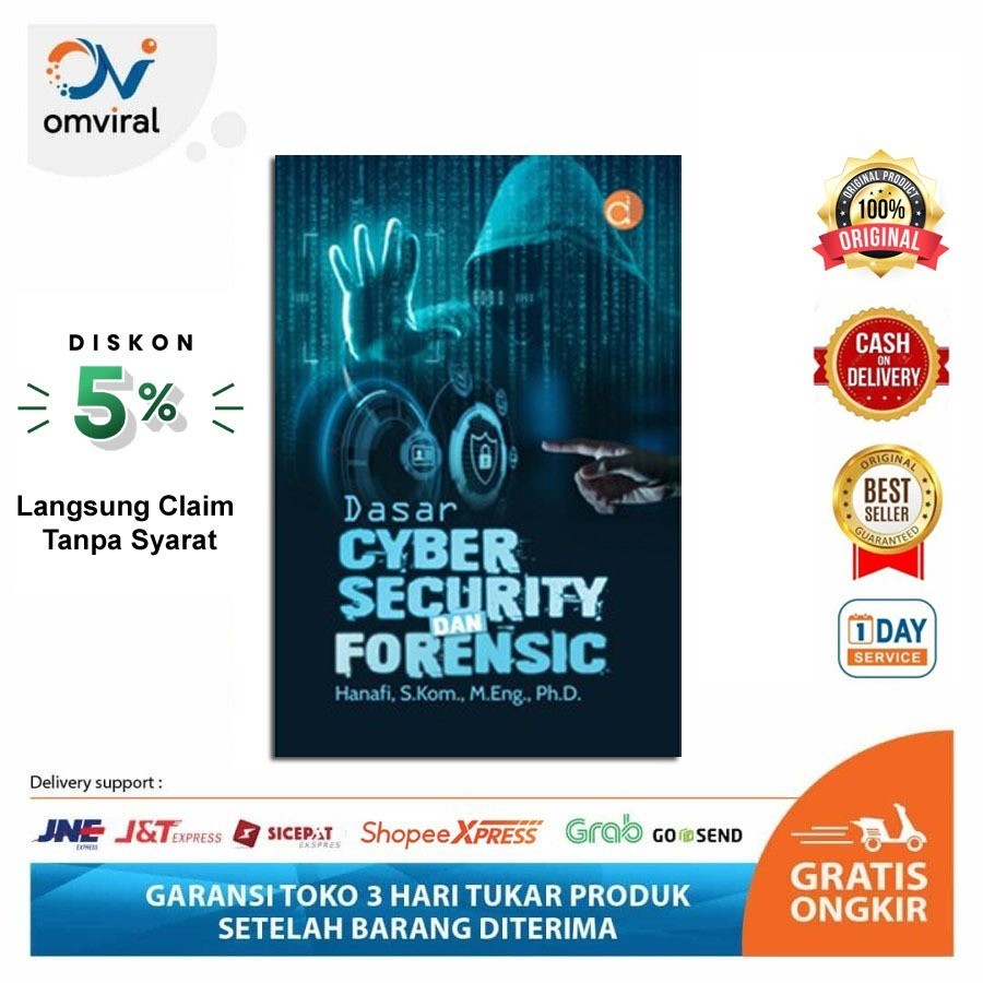 [OV20] - Buku Hacking / Hacker Bahasa Indonesia : Dasar Cyber Crime  Security dan Forensic Pemula - 