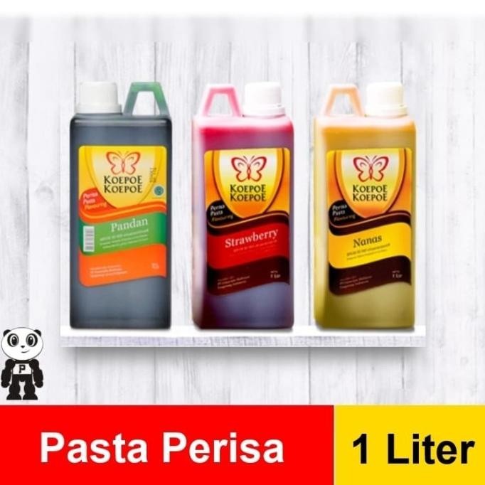 

Koepoe Koepoe Pasta Perisa 1 Liter Komplit Pandan Vanilla Coklat