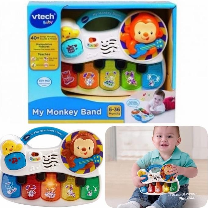 Terlaris Vtech My Monkey Band - Mainan Edukasi Anak Original Limited Edition