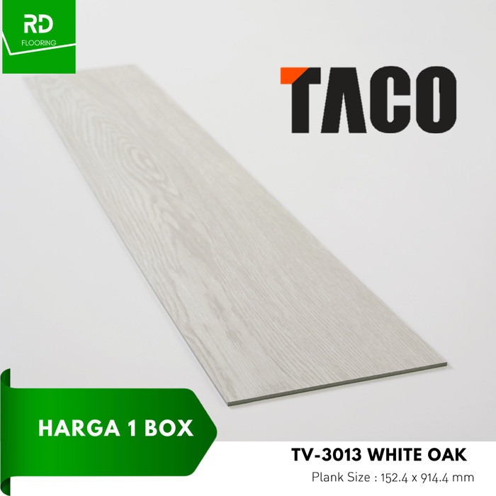 Lantai Vinyl 3Mm Taco Tv-013 White Oak