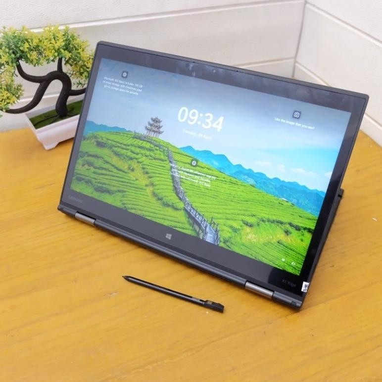 YANG BARUUU FLIP TOUCHSCREEN LAPTOP THINKPAD X1 CARBON CORE I5 GEN 6 RAM 8 SUDAH SSD - LAPTOP SECOND