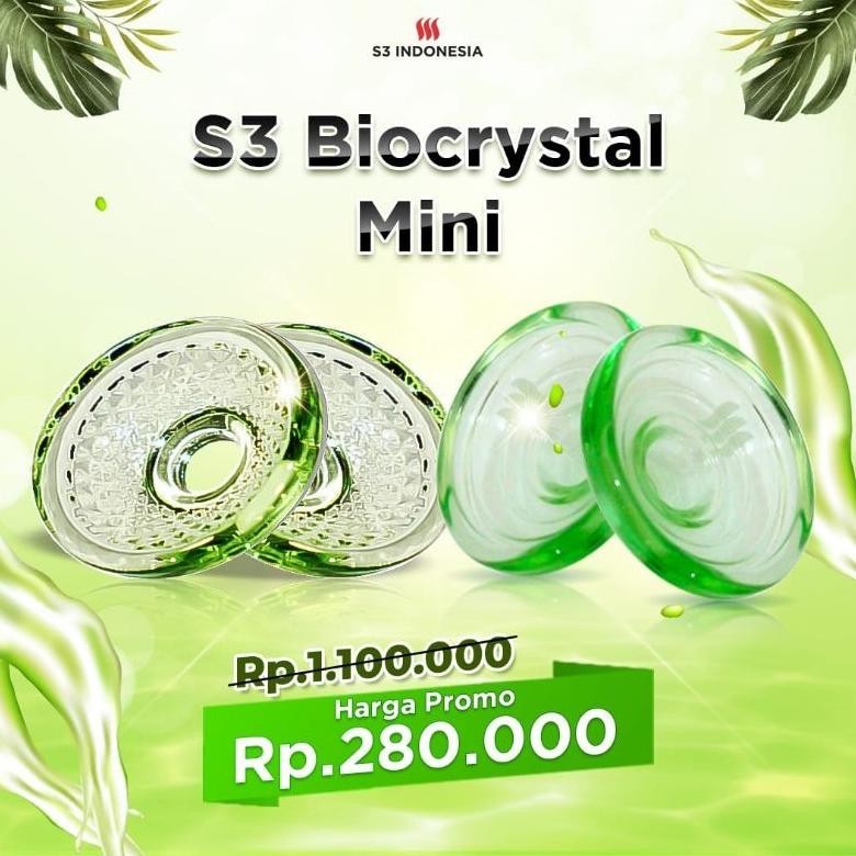 PROMOO S3BIOCRYSTAL MINI KACA ION NEGATIVE