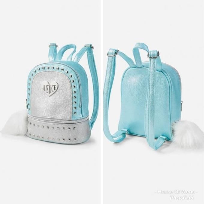 New Sale Justice Pebbled Studded Mini Backpack - Tas Ransel Justice Berkualitas