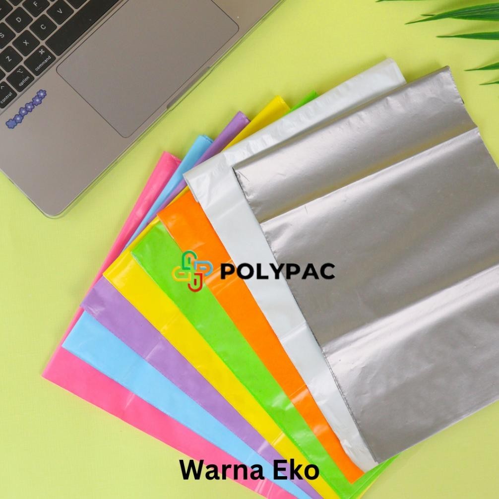 

TERMURAH Polymailer Warna Ekonomis [35x50] isi 100 pcs - Polymailer Lem Warna Pastel Ka-67