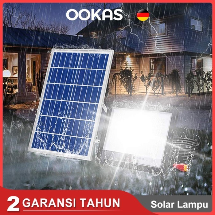 OOKAS Lampu Solar Tenaga LED Outdoor