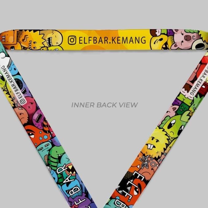 

Premium Lanyard Motif Doodle Rainbow | Kemang Exclusive Merchandise