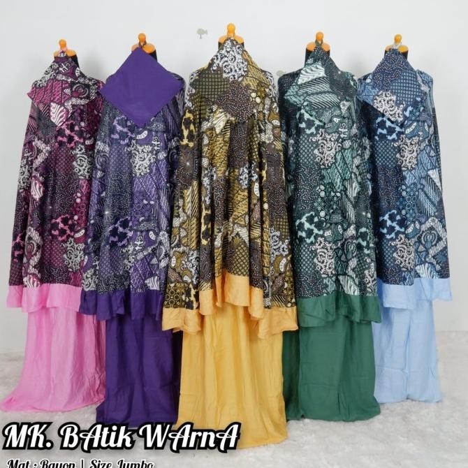 Mukena Dewasa ,Mukena Bali Katun rayon Motif Bunga