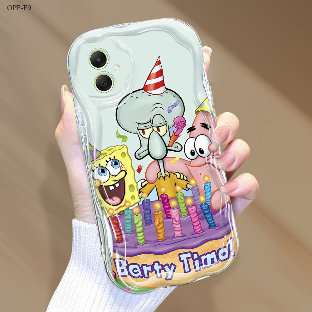 OPPO F9 F11 F23 5G Phone Case Softcase Casing Hp Kesing Soft Cassing Spongebob 3681