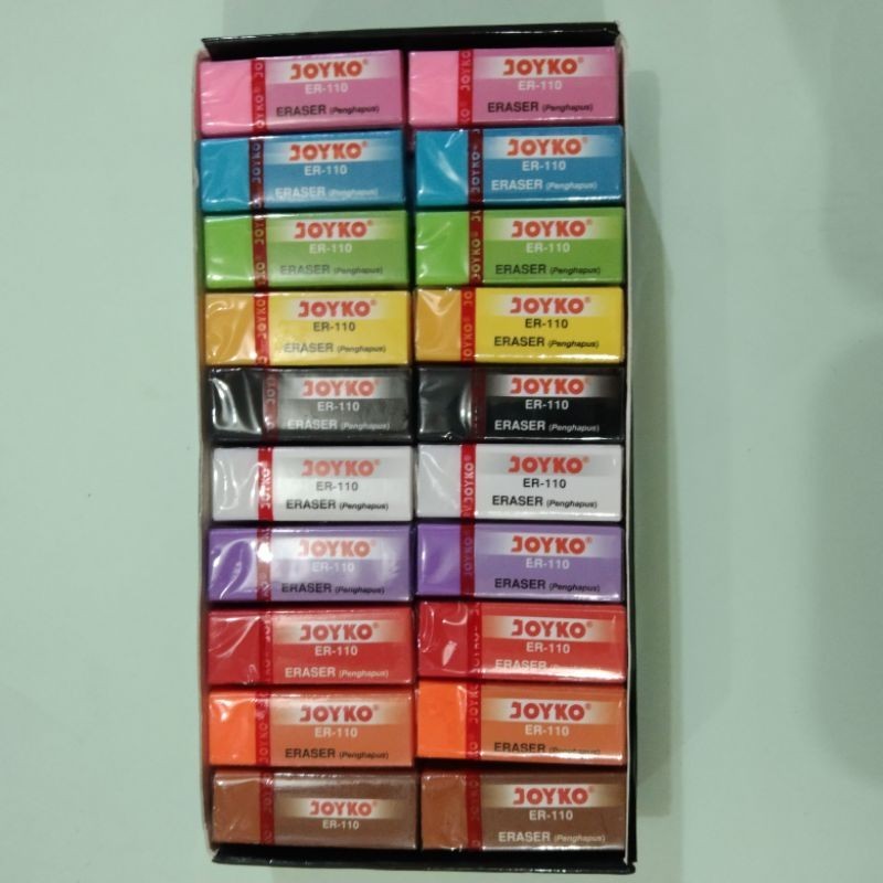 

penghapus joyko warna-warni