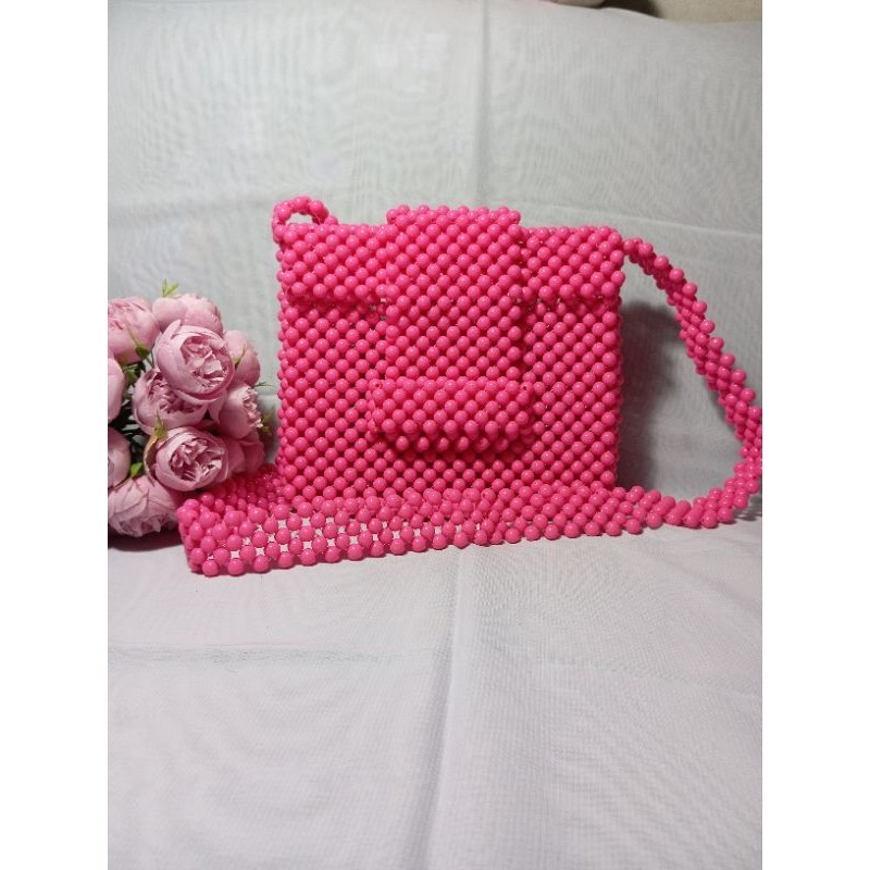 tas manik pink