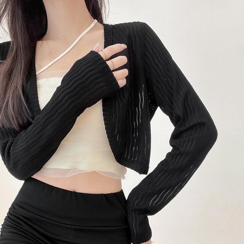 Diskon Mischa Cardigan Top Outerwear Knit - Atasan Wanita Rajut Import Tm (5A100) Wg631