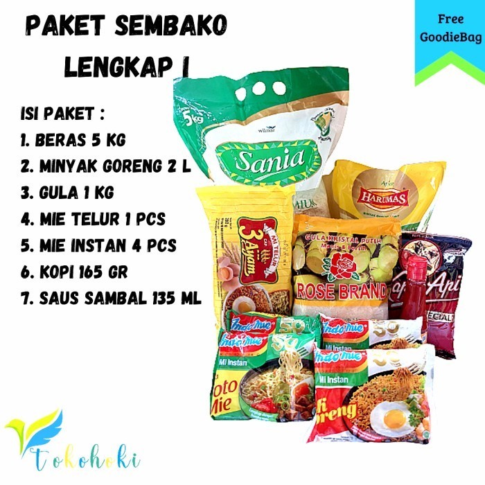 

PAKET SEMBAKO LENGKAP I