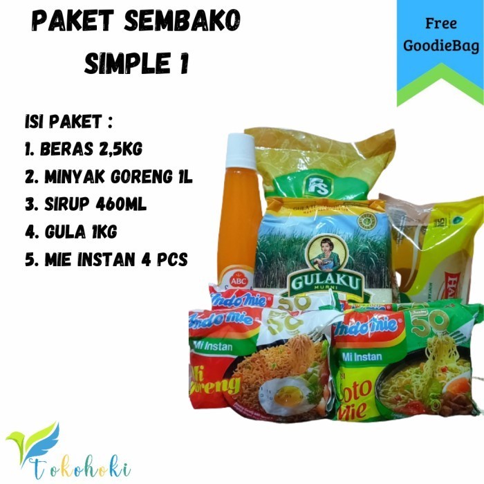 

PAKET SEMBAKO SIMPLE 1