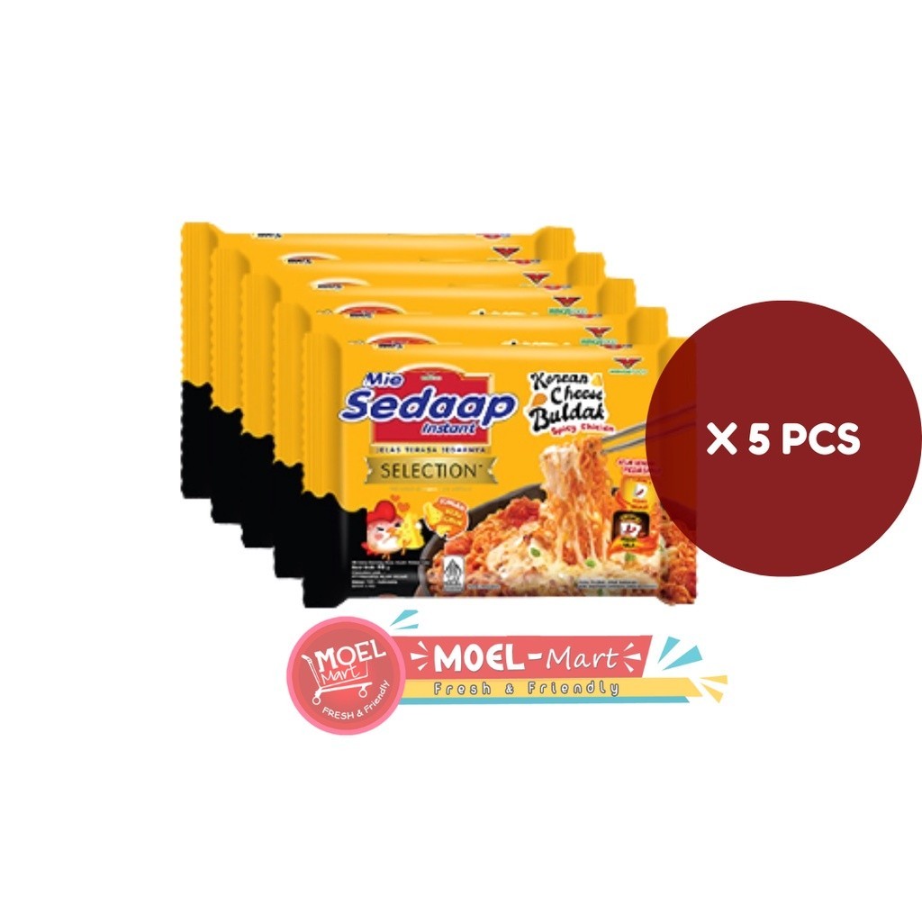 

MIE SEDAAP Cheese Buldak 5 Pcs x 89 Gr
