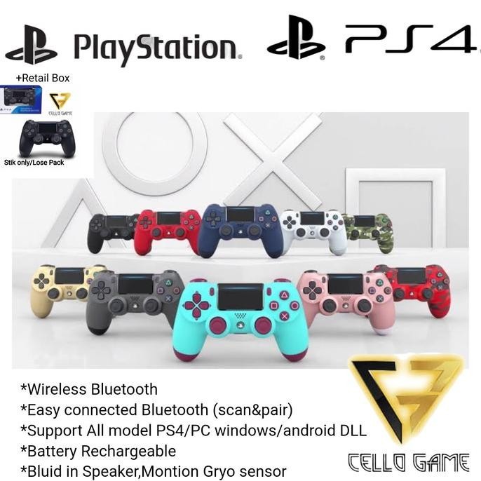 STIK WIRELESS PS4/PC/ANDROID OP STICK BLUETOOTH WARNA