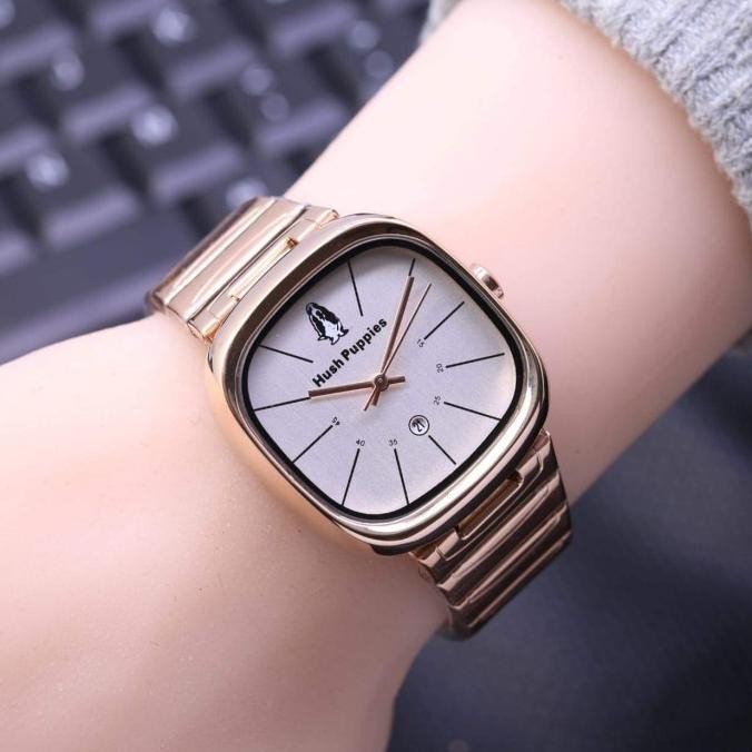 jam tangan wanita hush puppies kotak rantai