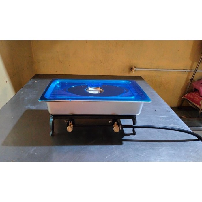 Panci Penggorengan 8 Liter + Kompor Seribu Mata 2 Tungku