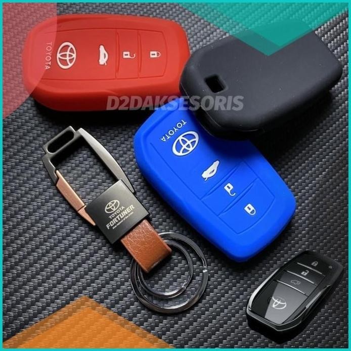 Gantungan kunci CASE REMOTE Mobil TOYOTA FORTUNER Mewah LISTGOLD 13m4y