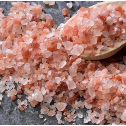 

Garam himalayan pink salt coarse 1kg-garam himalaya kasar