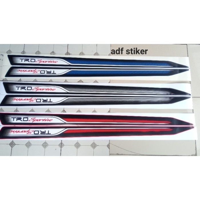 Stiker Trd Sportivo Rush / Sticker Trd Sportivo Pintu/ Stiker Trd Rush