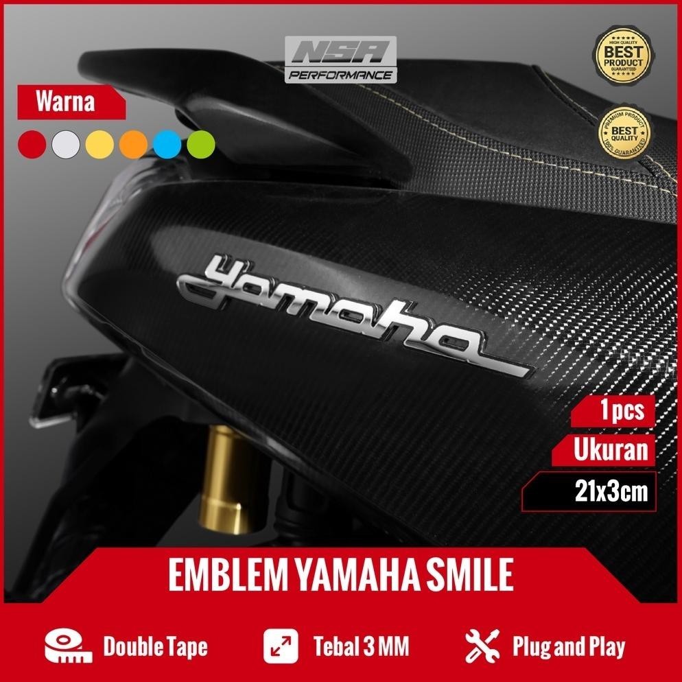 TGH NSA 2PCS EMBLEM YAMAHA LOGO YAMAHA STICKER YAMAHA EMBLEM YAMAHA NMAX MIO XRIDE AKSESORIS MOTOR Y