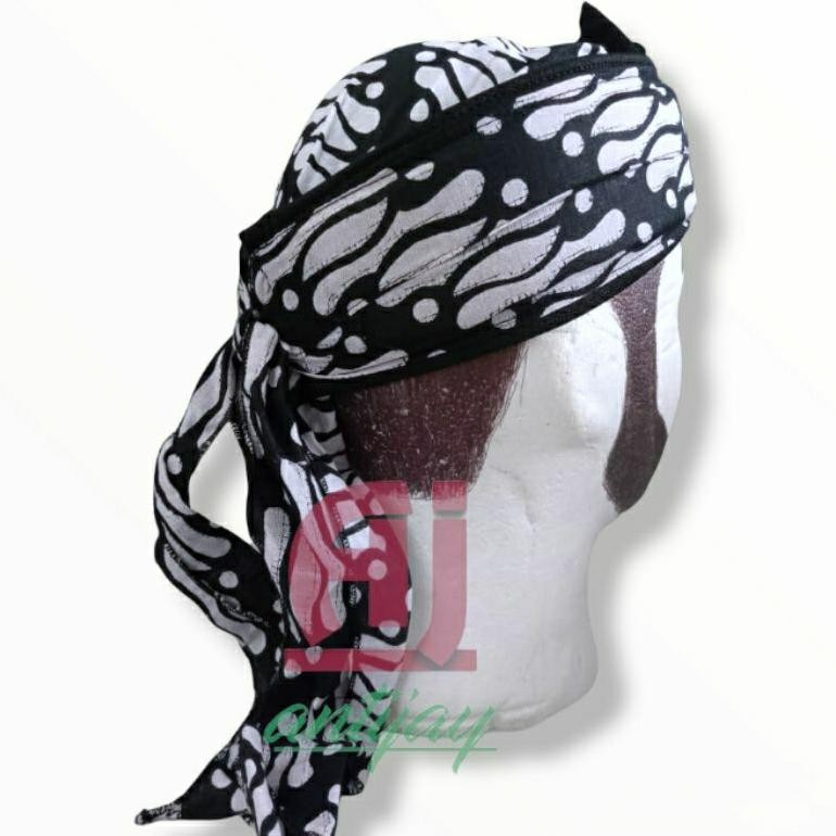 BLANGKON IKAT KEPALA SUNDA PRAKTIS MOTIF BATIK UKURAN PRIA DEWASA TOPI KHAS TRADISIONAL ADAT RO17