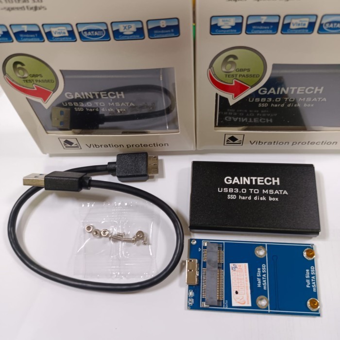 Ssd Msata Enclosure Gaintech Usb 3.0 6Gbps - Usb 3.0 To Msata Ssd