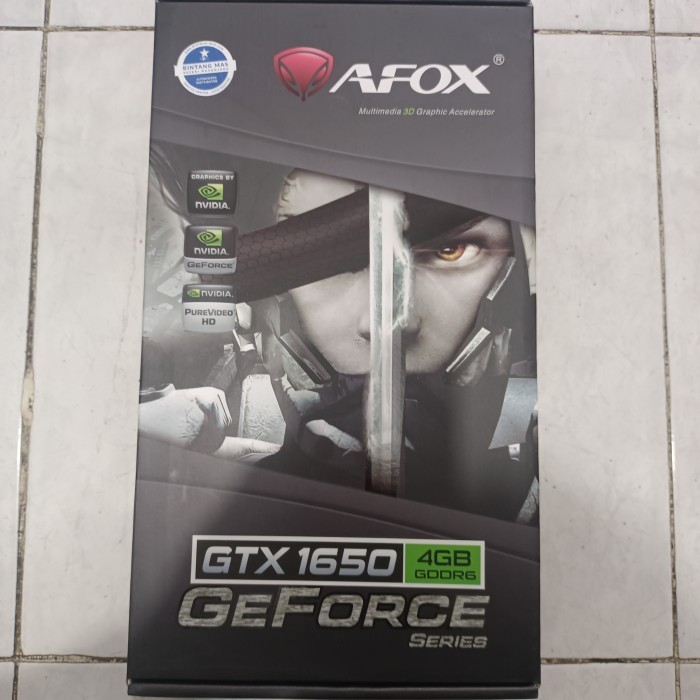 Vga Afox Geforce Gtx 1650 4Gb Gddr6 128Bit / Vga Card 1650 4Gb