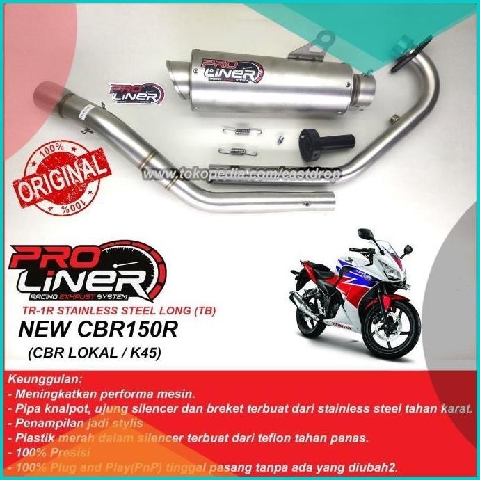 Knalpot Original ProLiner TR1R Long K45 CBR150R 150 R Lokal CBR 150R 1
