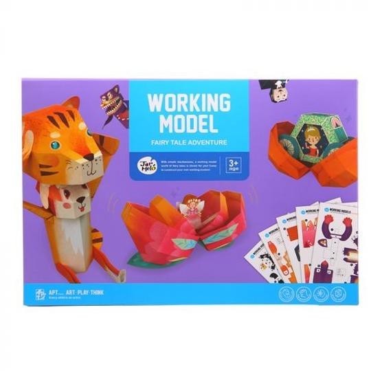 

Joan Miro Working Model 3D Fairy Tale Adventure origami kertas seni