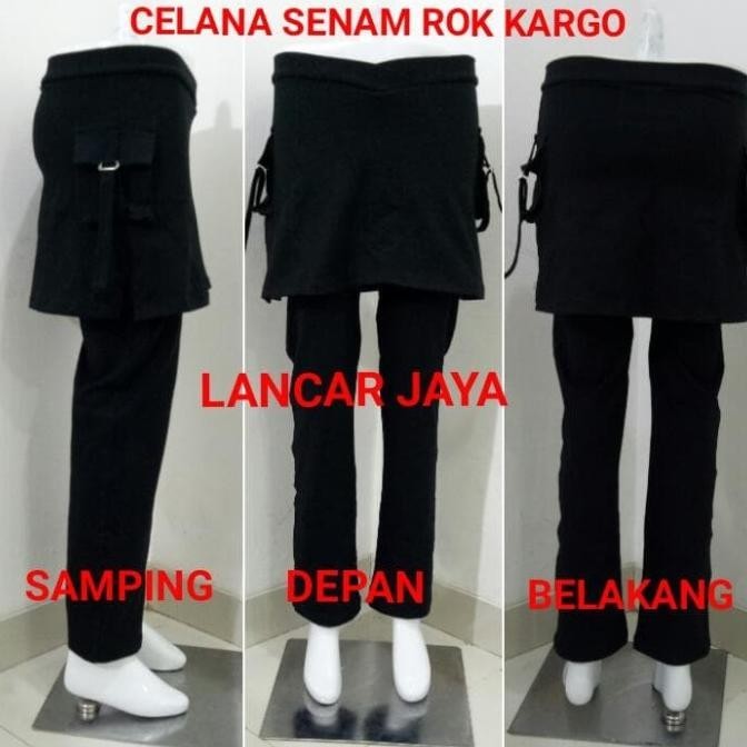 Celana Rok Senam Aerobic Kargo Panjang