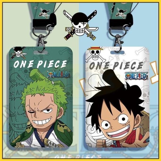 

ONE PIECE lanyard gantungan tali hp id kartu card name tag holder pc BS01