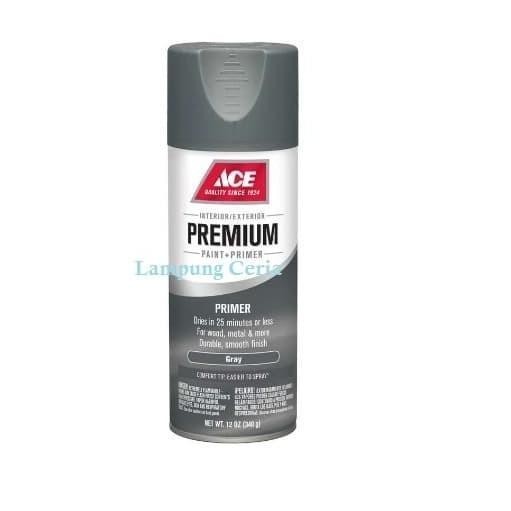 Cat Semprot Abu-Abu Ace Premium Primer Grey Enamel Paint