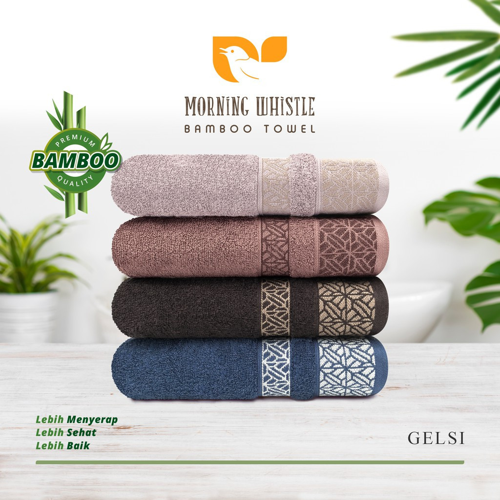 PH Handuk Anak Morning Whistle Serat Bambu Motif 50x100
