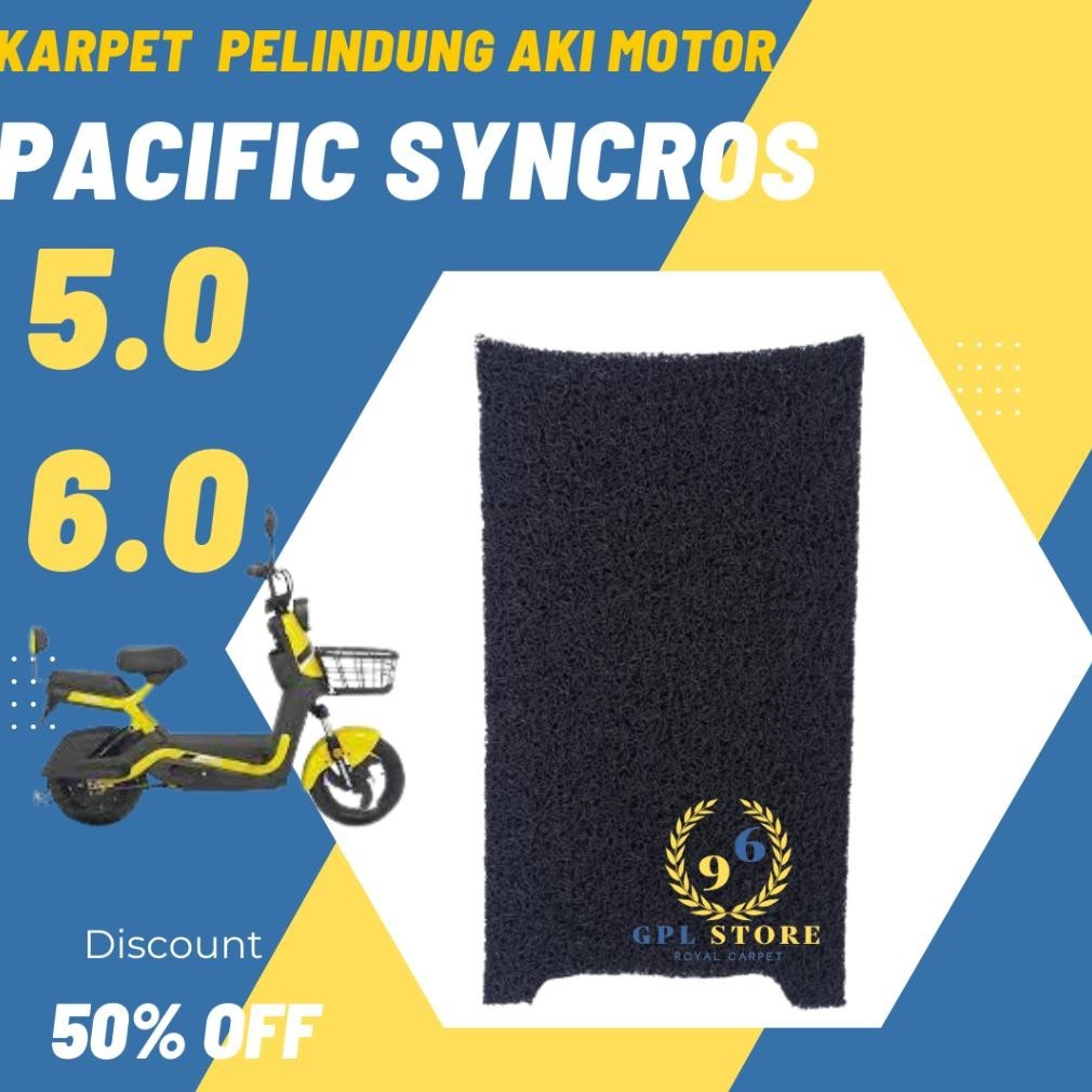 Alas kaki Karpet sepeda motor listrik Pacific Syncros 5.0 Syncros 6.0