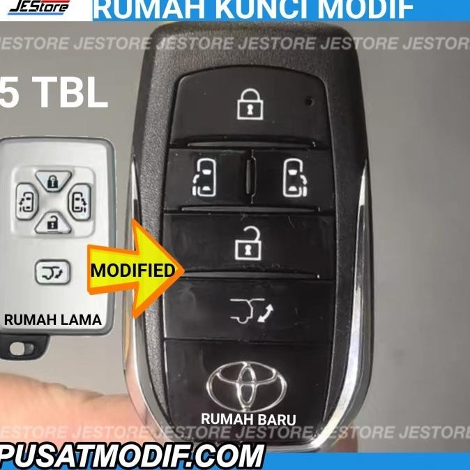 Alphard Casing Kunci Remote Key Rumah Kunci Modif Alphard Toyota Kunci